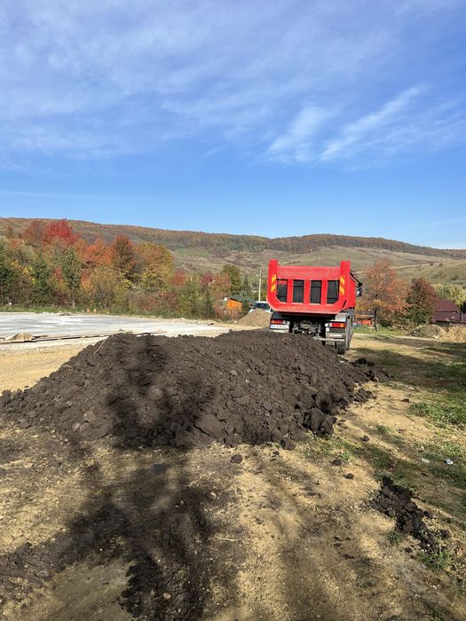 Transport Nisip Piatra Sort Concasat Pamant Negru Demolări