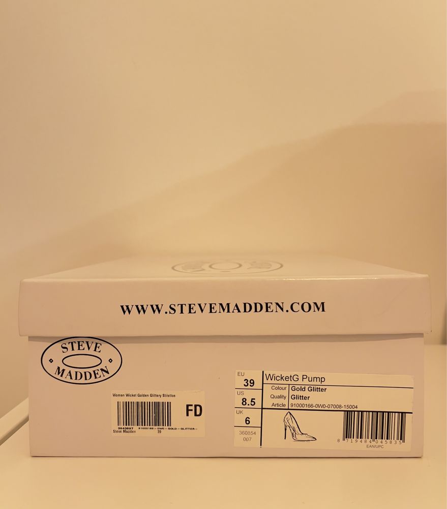 Pantofi stiletto cu toc inalt Steve Madden nr 39