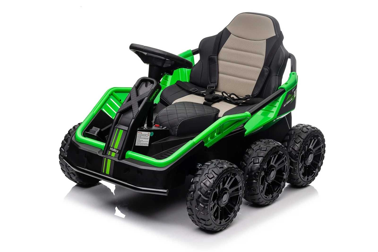 Детска Акумулаторна Кола MoonRider, 6x6, 180W, 24V, R/C 2.4