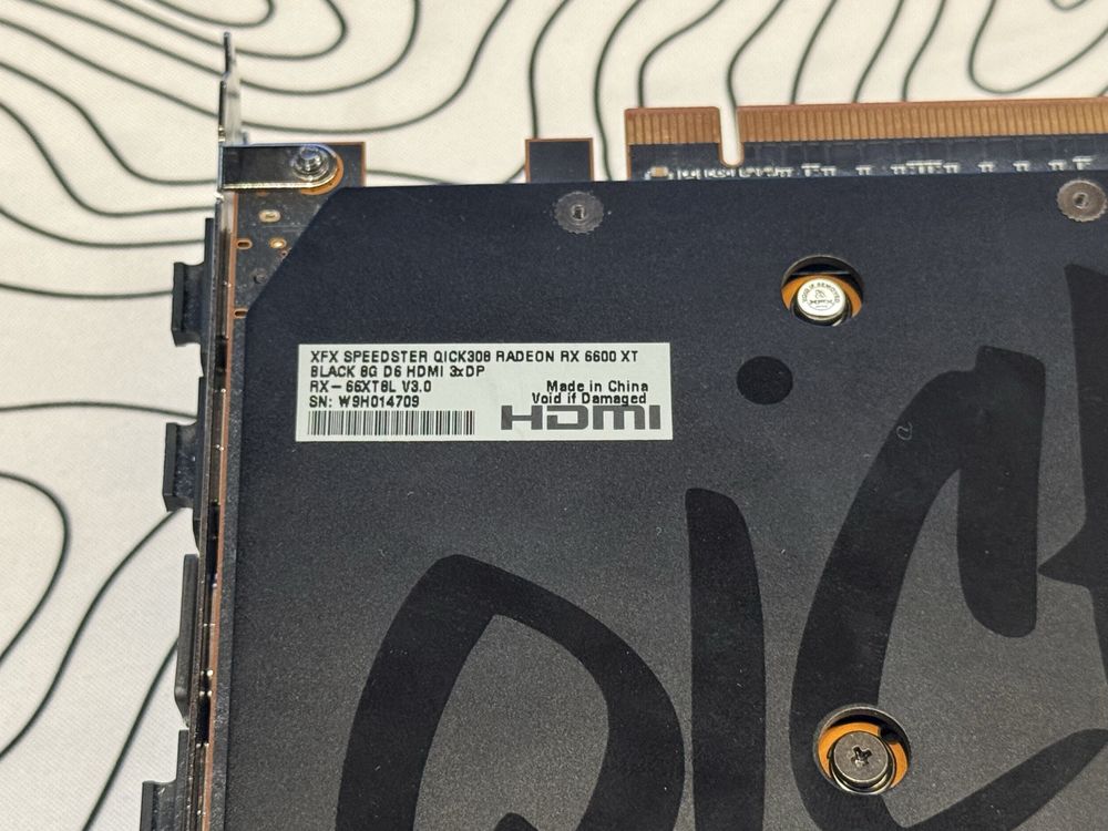 XFX Radeon RX 6600 XT Видео карта