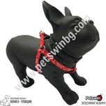 Нагръдник за Куче - XS, S, M, L- 4 размера- Dog Harness Cute Bones Red