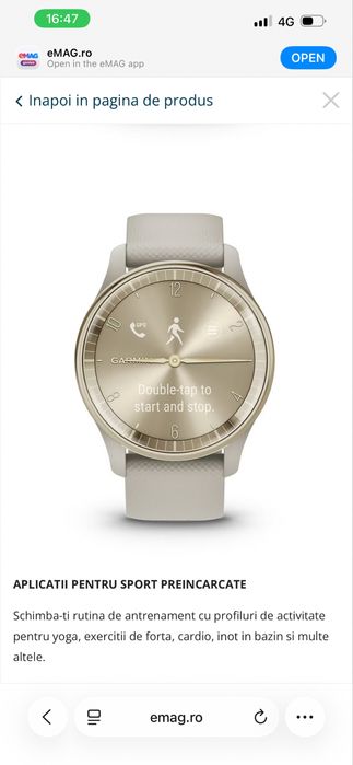 Smartwatch Garmin vivomove Trend Nou