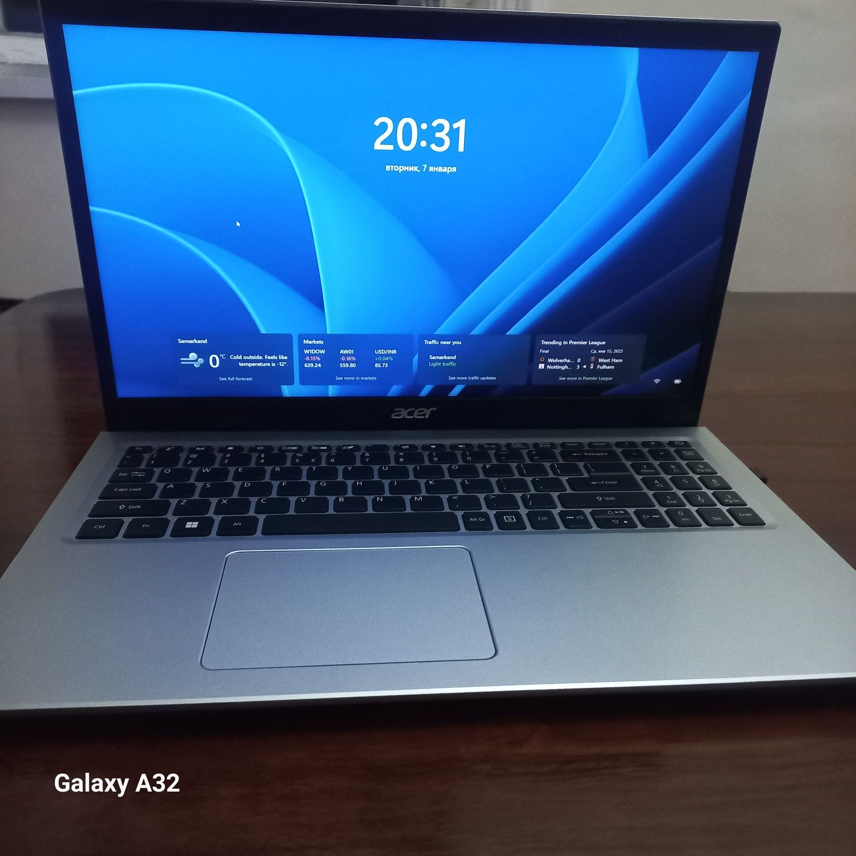 Acer noutbook ideal xolatda 256 gb