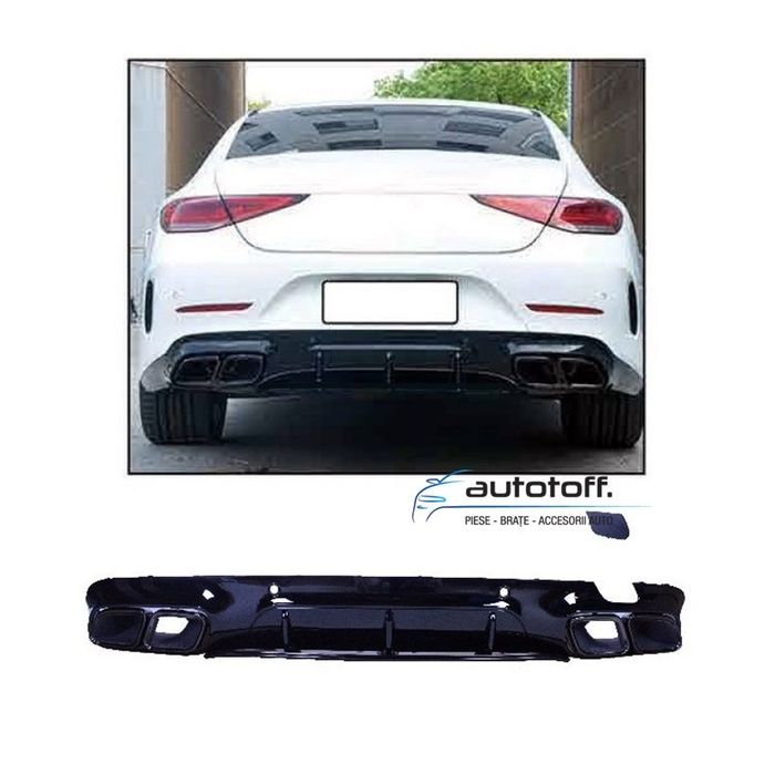 Difuzor Mercedes CLS C257 (2018+) 63AMG NEW DESIGN Full Black