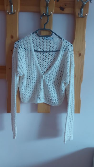 Много топла Бяла  жилетка