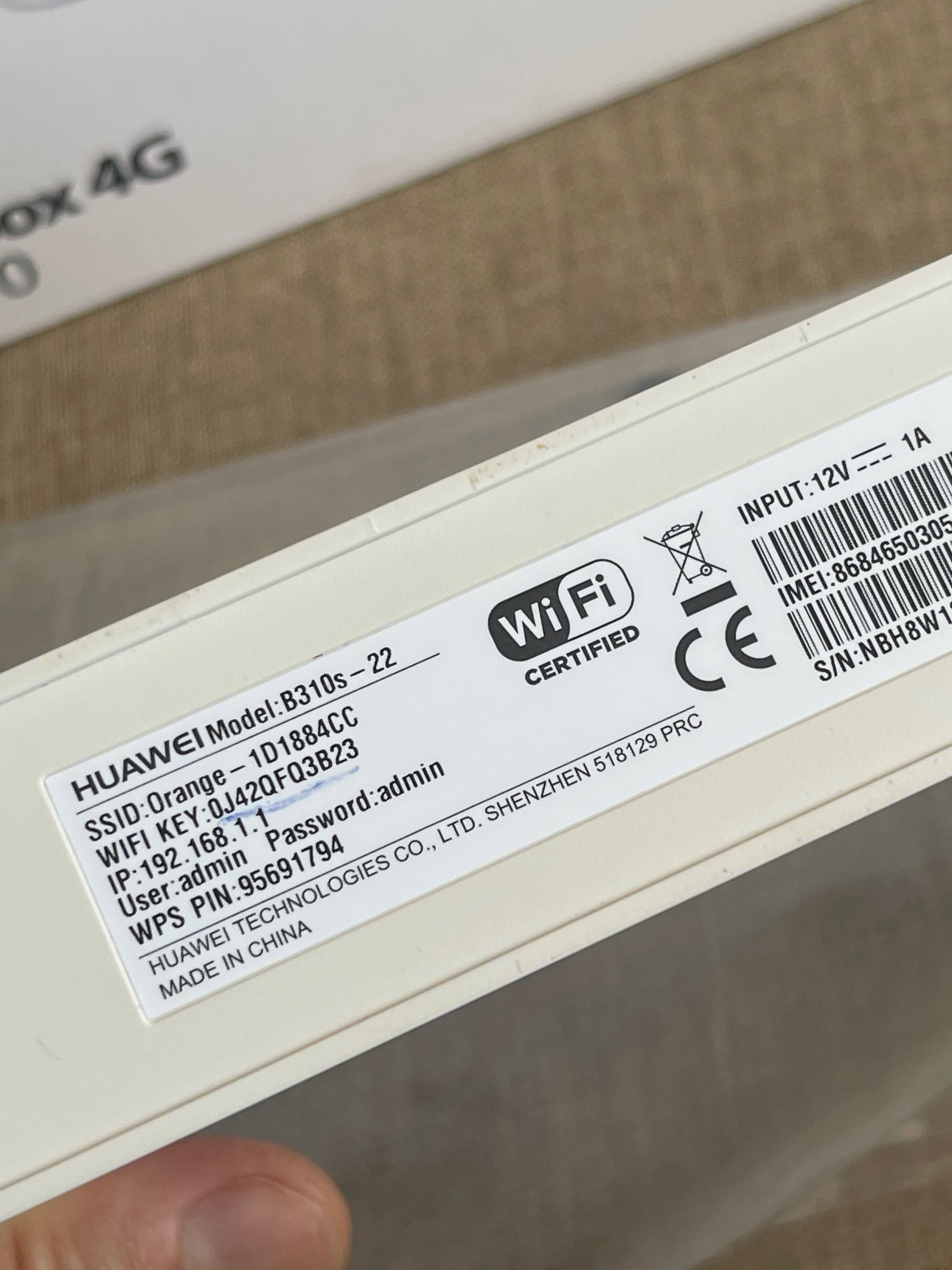 Router wireless Huawei B310 LTE 4G slot sim-liber de retea