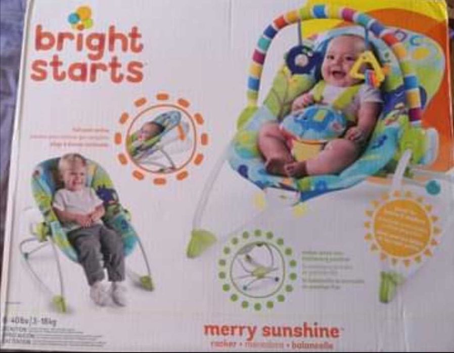 Люлка-шезлонг Bright Starts 2 in 1 Merry Sunshine Rocker