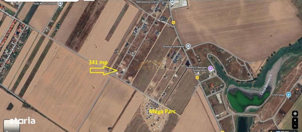 Teren 375mp, intravilan, Berceni/ Vidra