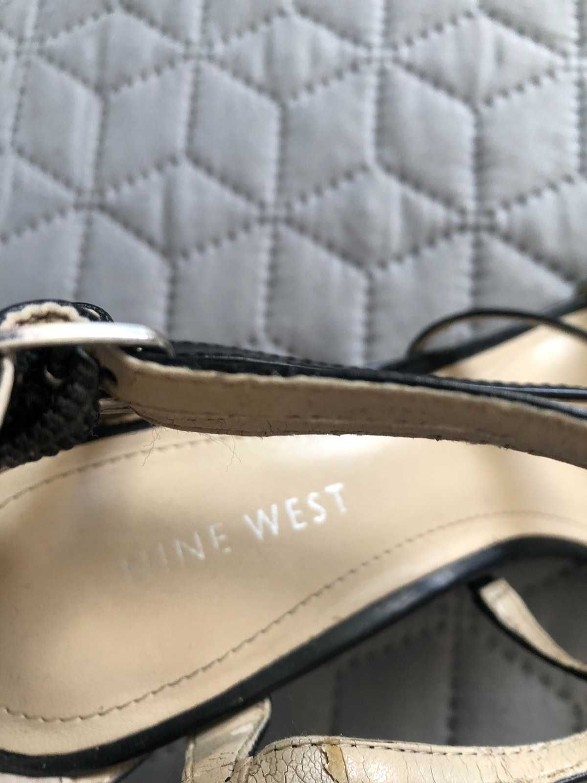 Официални отворени обувки Nine West с тънък ток, 38 номер