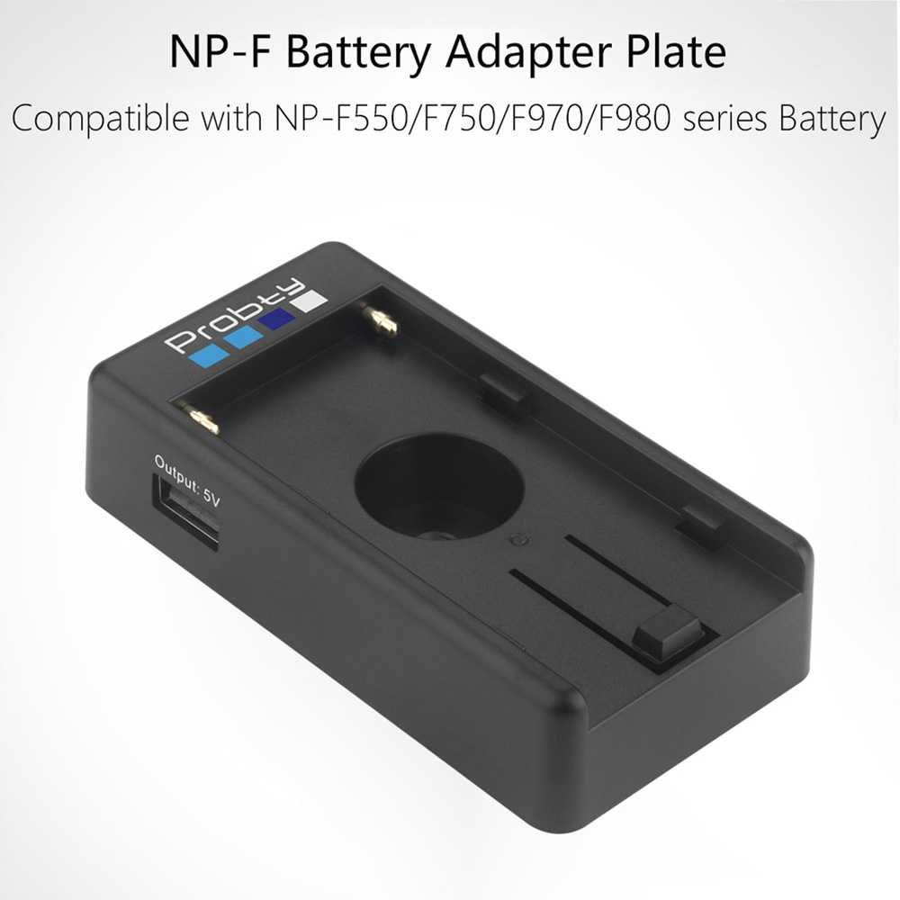 Адаптерна плочка за батерии NP-F570 NP-F770 NP-F970
