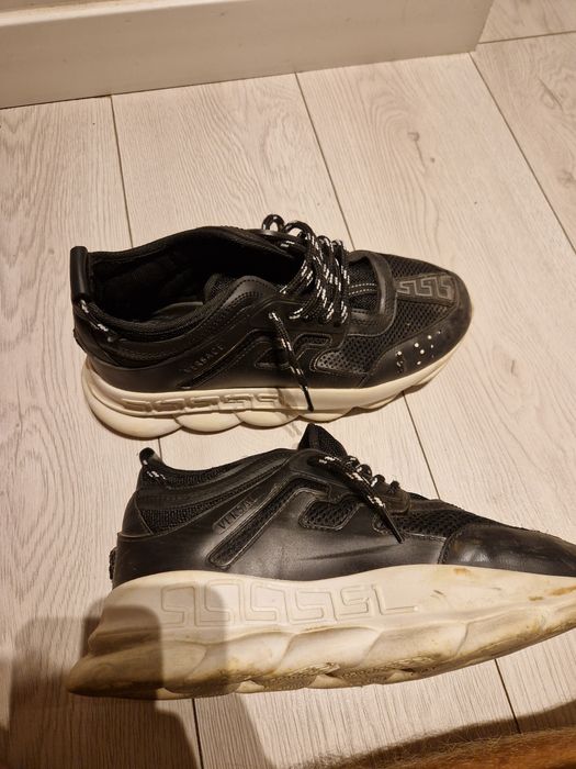 versace chain reaction alb negru