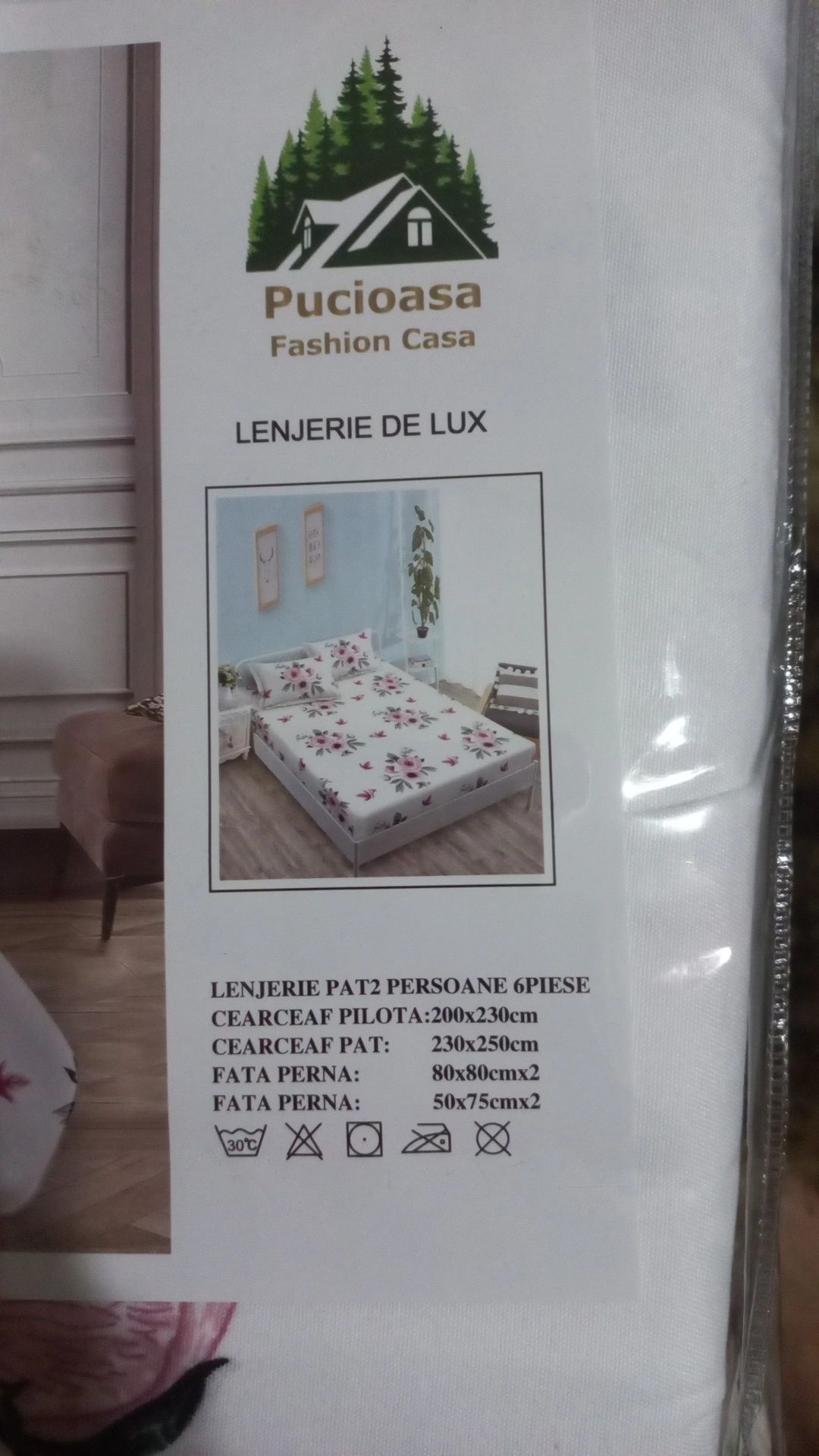 Lenjerie de lux Pucioasa King Size