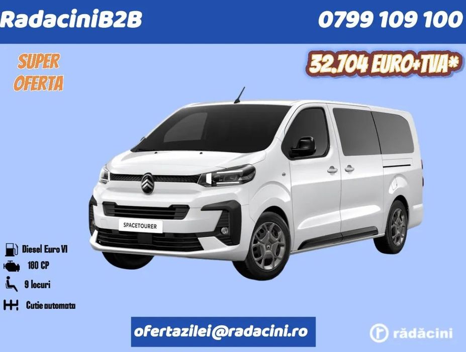 Citroën SpaceTourer Citroen Jumpy 8+1 , 2.0 180 CP , AUTOMATA