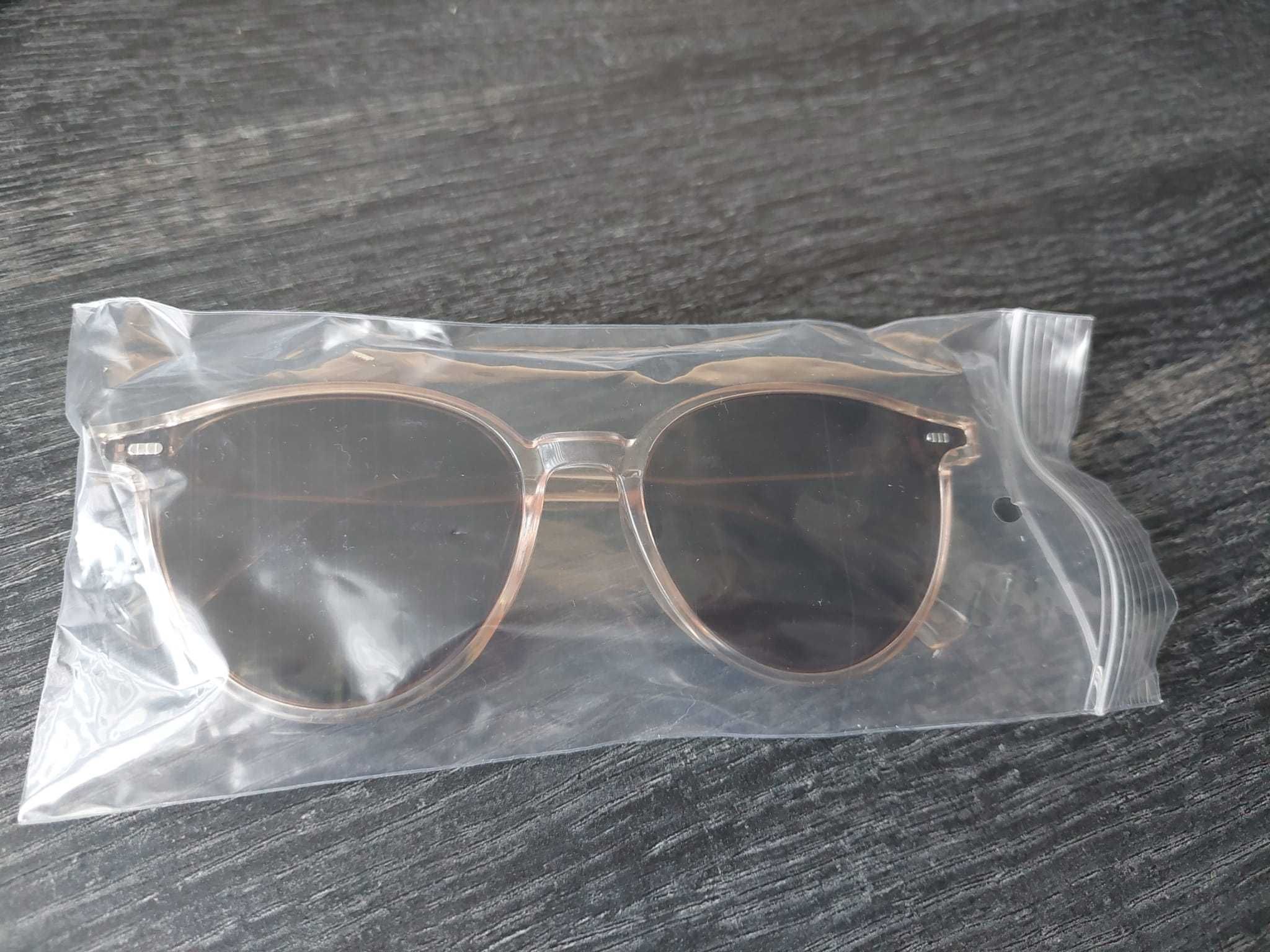 Ochelari de soare dama, Roffie, UV400, Lentile polarizate, Maro