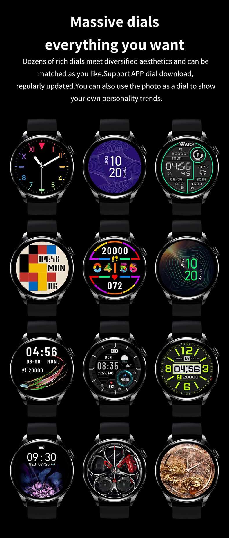 Спортно Елегантен Смарт Часовник Smart Watch / Смарт Гривна GT 5
