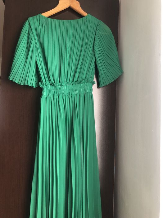 Rochie lunga plisata Zara