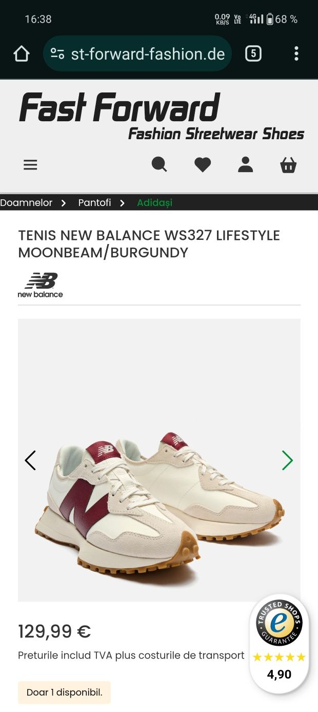 New Balance, damă.