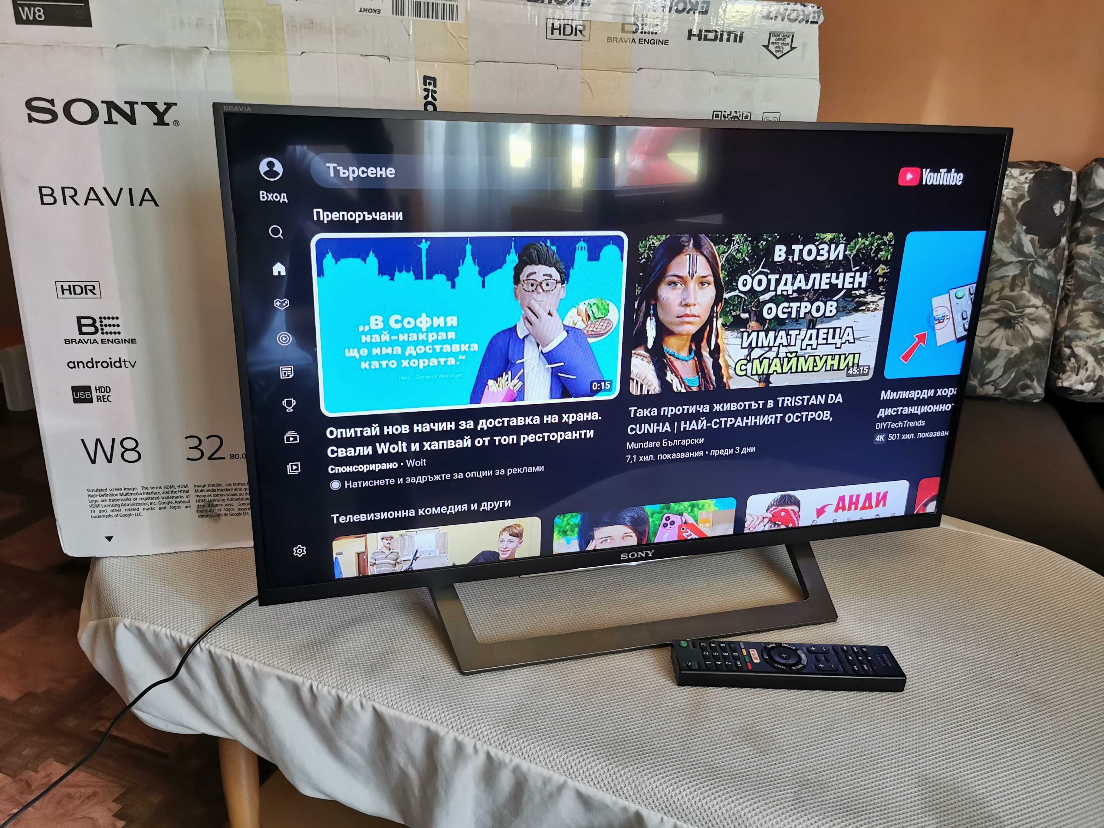 Телевизор Sony Bravia 32" (81cm) Smart Led Full HD 1920 x 1080  pixels