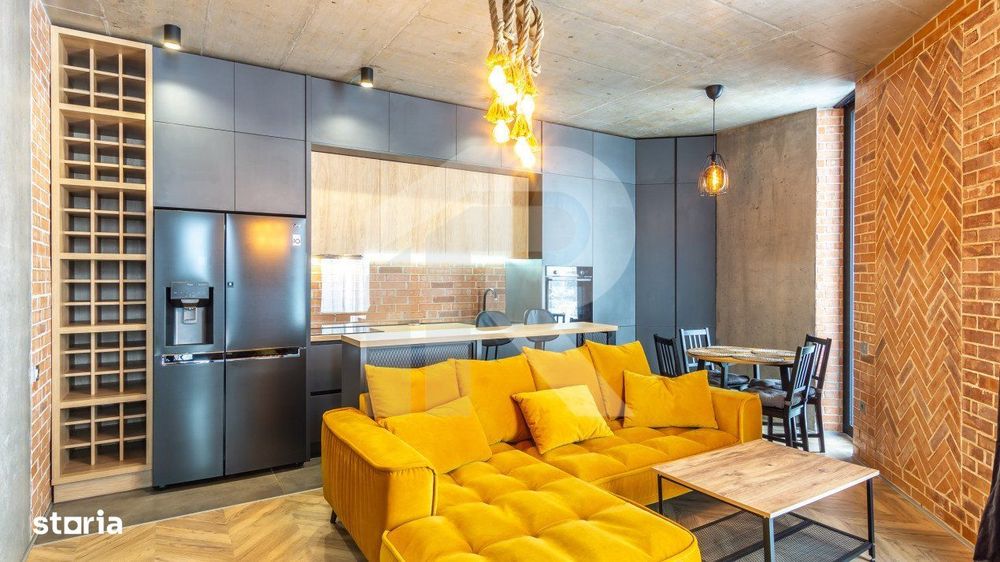 2 camere complet mobilat si utilat, parcare subterana, incalzire in pa