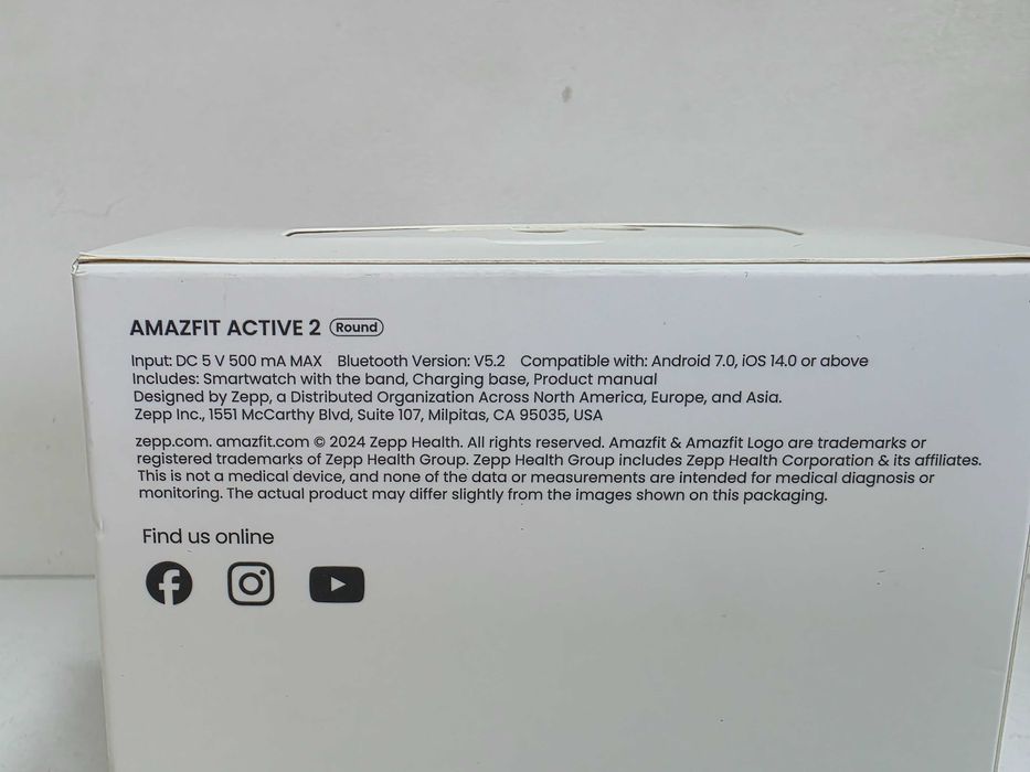 Smartwatch AMAZFIT Active 2 - Sigilat - KLI Amanet