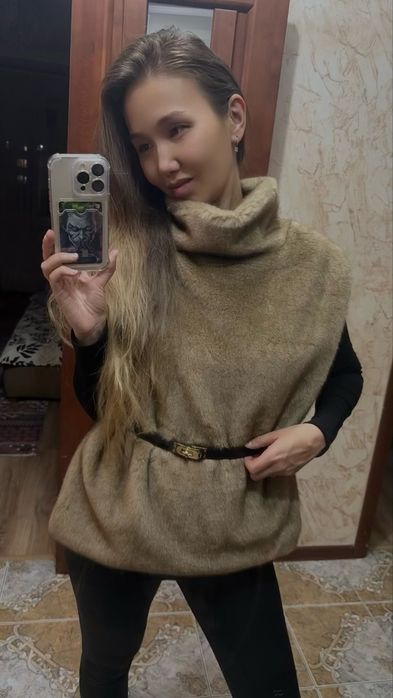 Манишка из экомеха