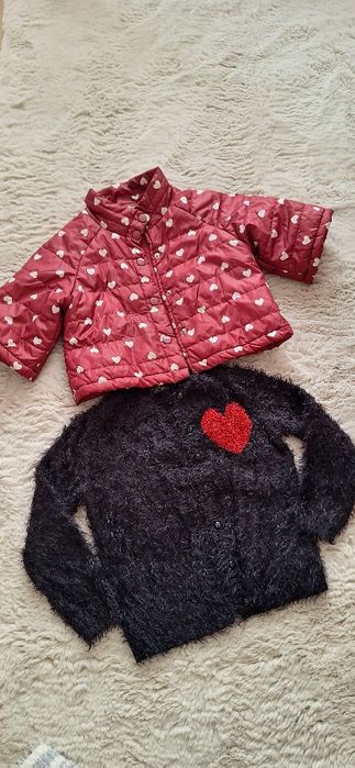 Детска жилетка и якенце