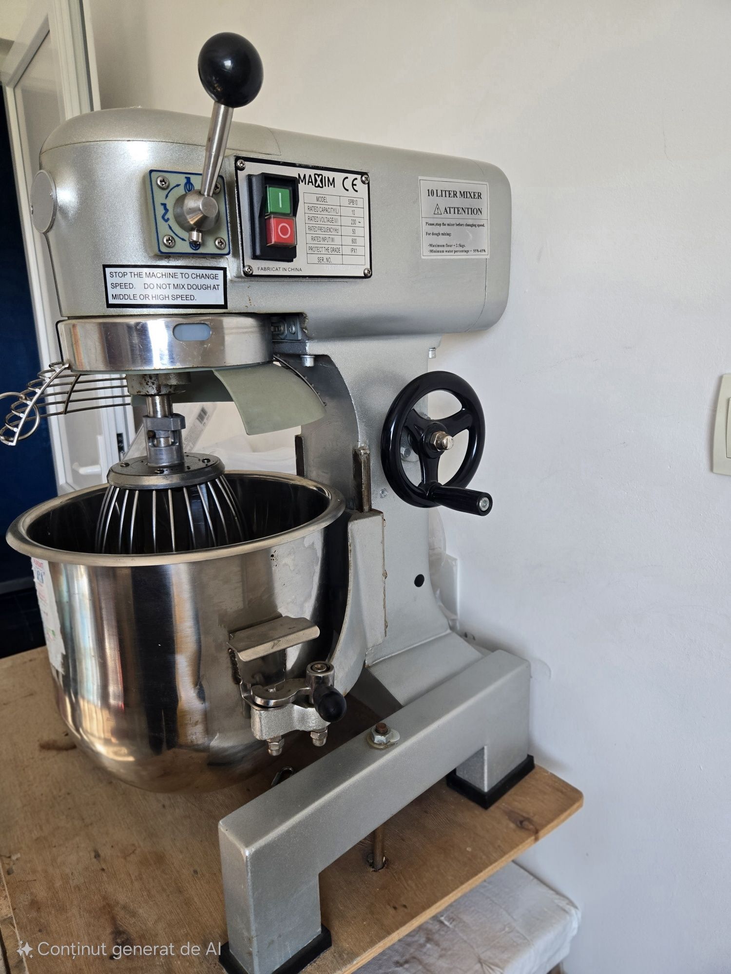Mixer planetar profesional MAXIM 10L