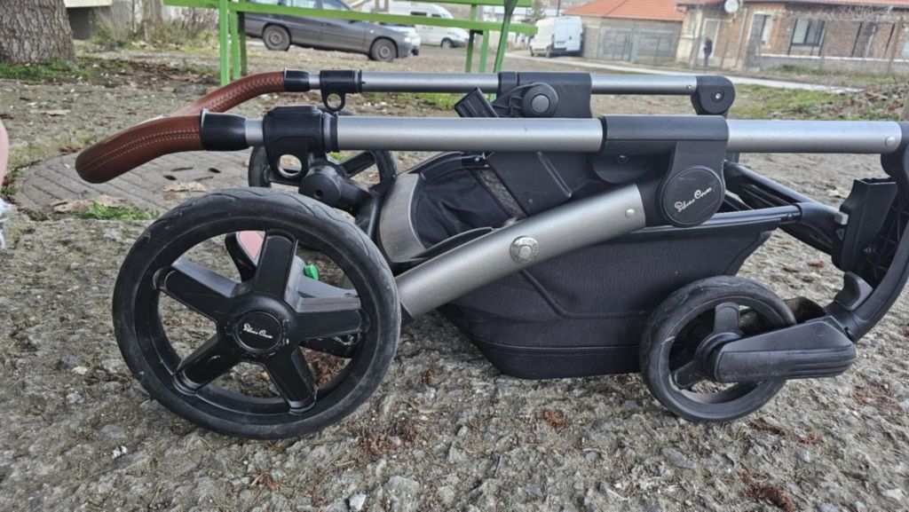 Детска количка за породени бебета - Silver cross double pram