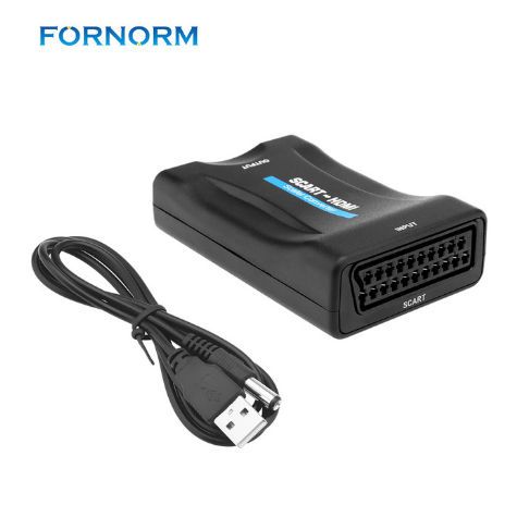 Конвертор SCART към HDMI 1080P Видео аудио сигнал адаптер