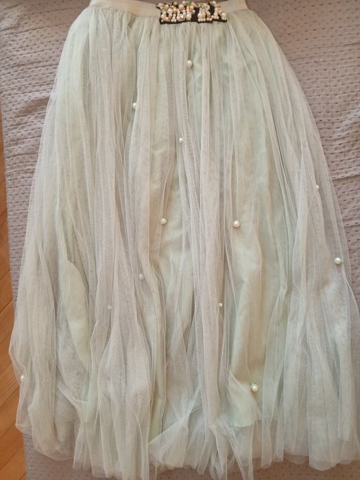 Пола от тюл с перли Djofra