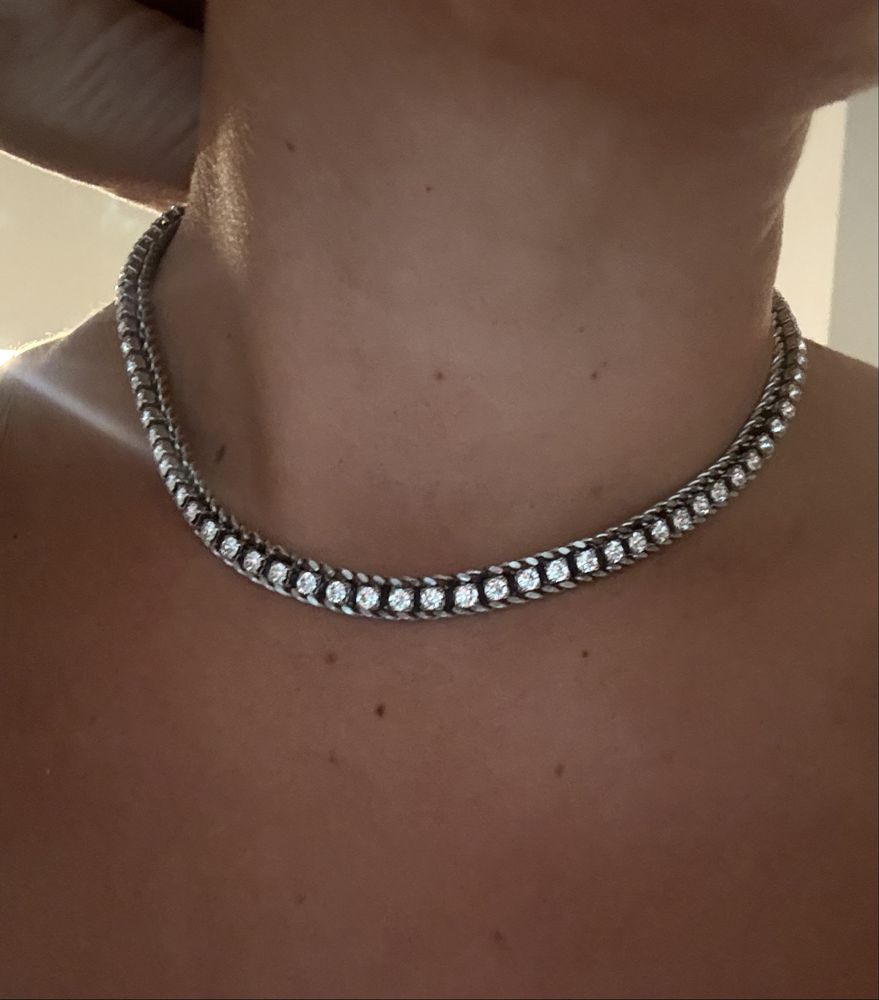 Swarovski бижу - колие тип чокър /гривна