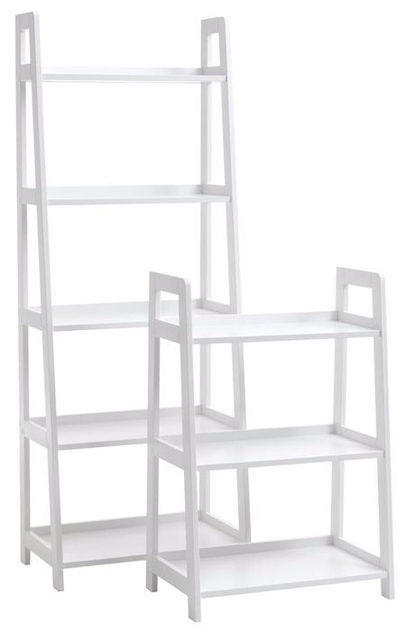 Bibliotecă HERNING 3 rafturi albă