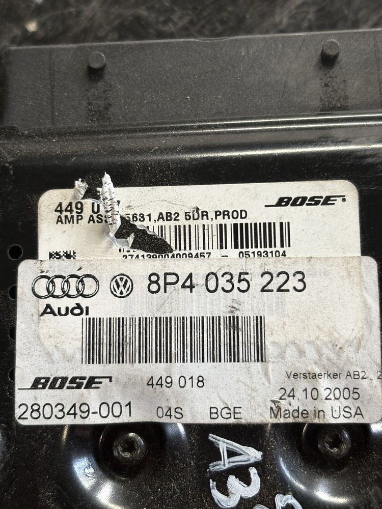 Audi a3 8p Усилвател Bose