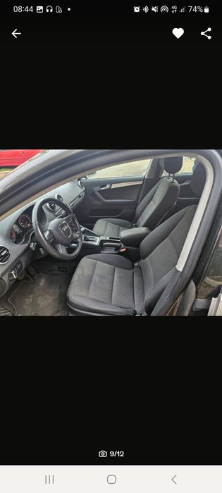 Audi A3-2.0 TDI, Cutie Automata, 140 cp, euro 5, An fabricație 2012