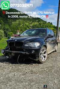 Dezmembrez BMW X5 E70, 2008, 3.5d, 286 CP