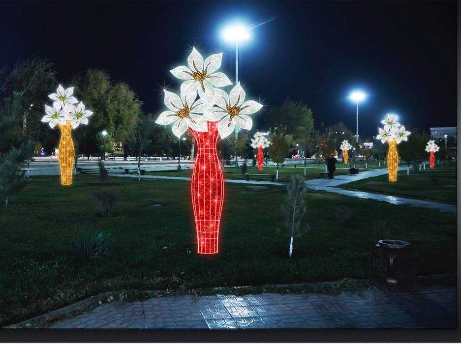 Установка новогодних ёлок || Yangi yil archasini o'rnatish