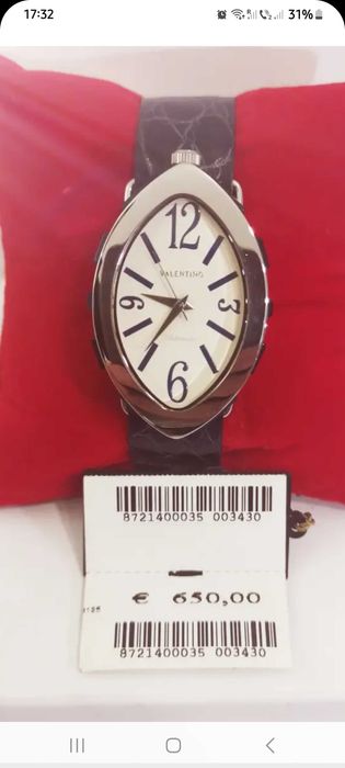 Ceas Valentino Philip Watch AutomaticPietre Zwarosvski,BrataraCrocodil