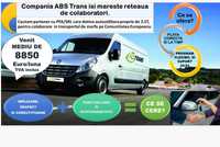 Colaborare contract 3.5T 7.5T 40T transport marfa Europa