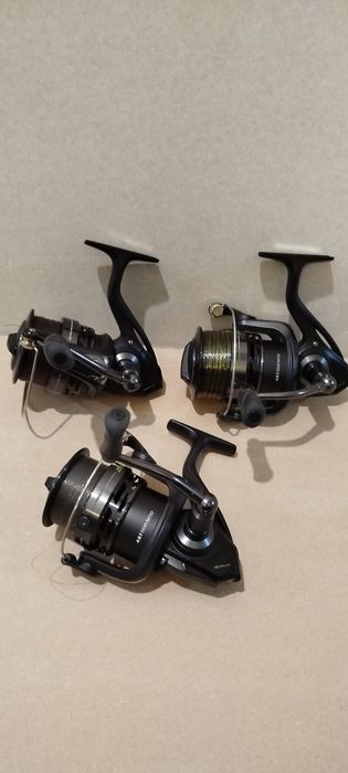 Три броя макари Korum Zelos 6000 mini pit