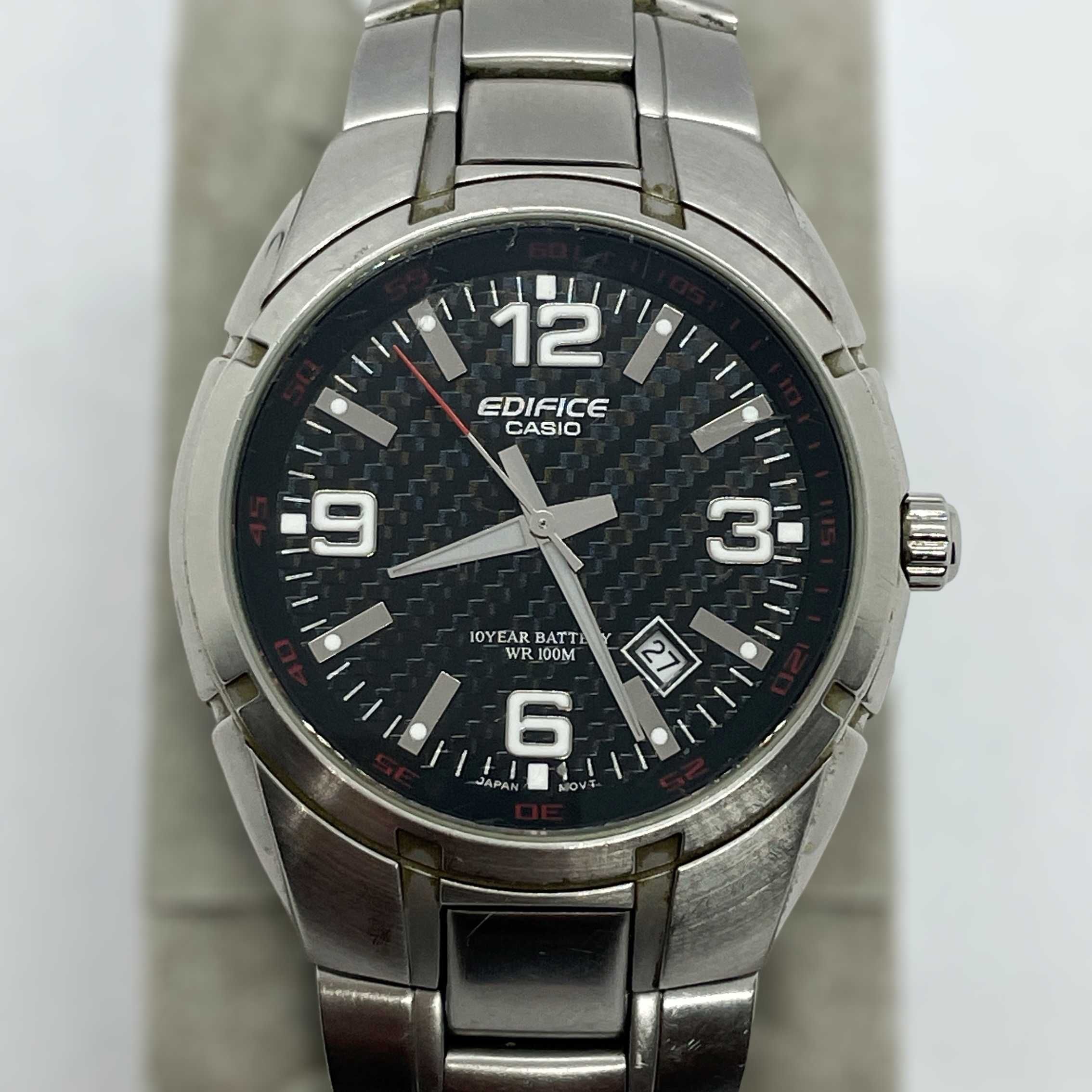 Мъжки часовник CASIO Edifice carbon, карбонов циферблат