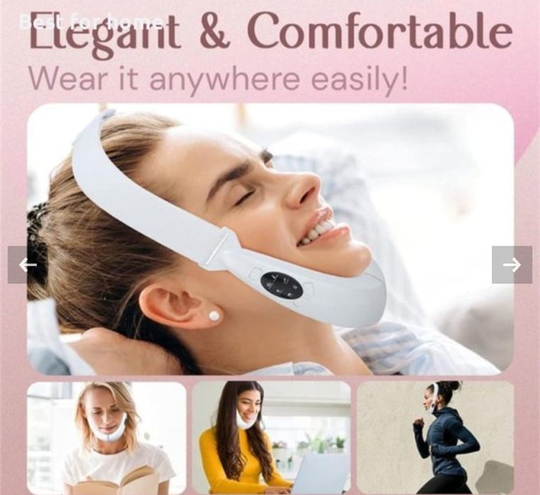 Уред за терапия на лице и двойна брадичка EMS V face beauty meter