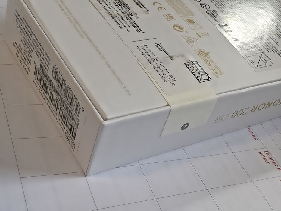 ***ЗАПЕЧАТАН 256GB Honor 200 LITE 5G Гаранция от A1 до 2027г. Black