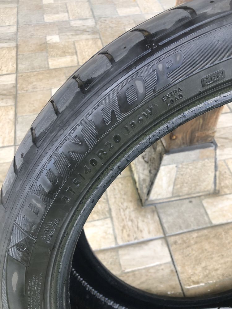 Летни гуми Dunlop 275/40/20 за Х5  runflat 2бр.