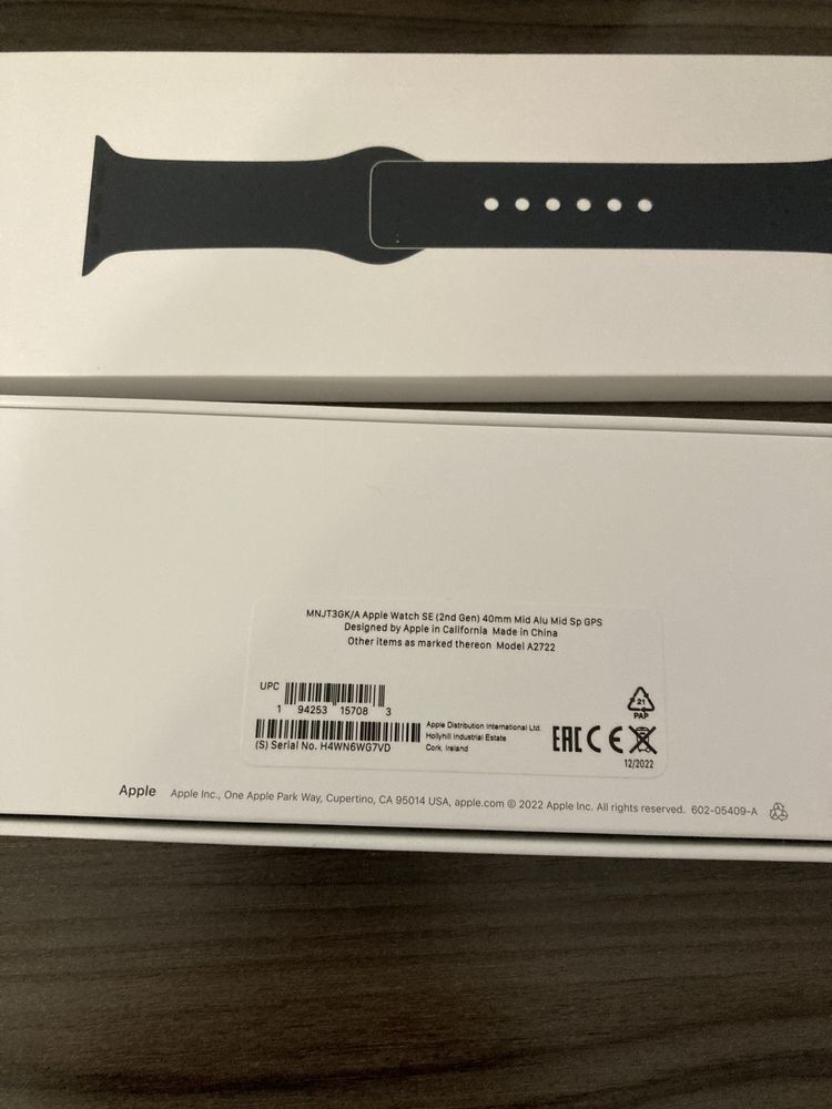 Apple Watch SE 2 Gen 40 мм midnight