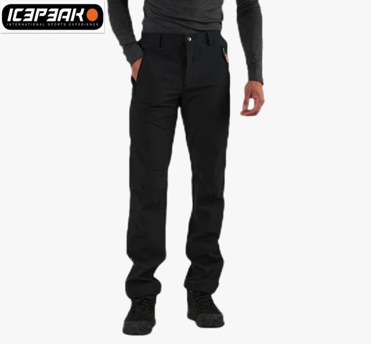 IcePeak (Финляндия) мембранные тёплые мужские стрейчевые брюки Softshe