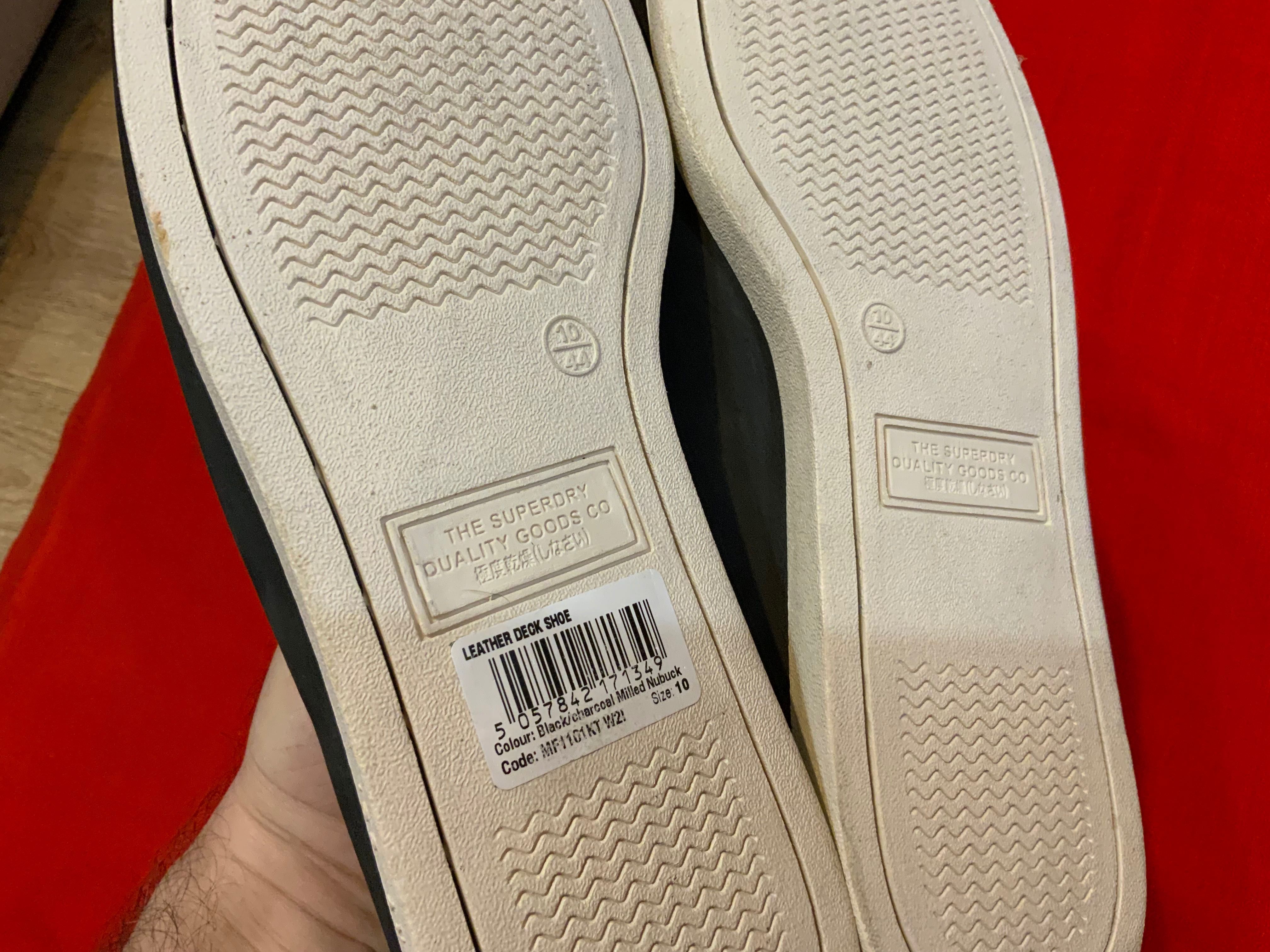 Superdry-оригинални мокасини 43-43,5 размер