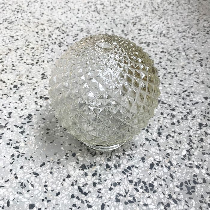 Плафон - кристално стъкло, резба
