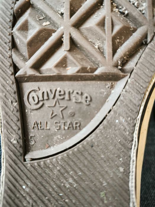 Converse EU38 високи кожени зимни боти с вълна, идеално състояние