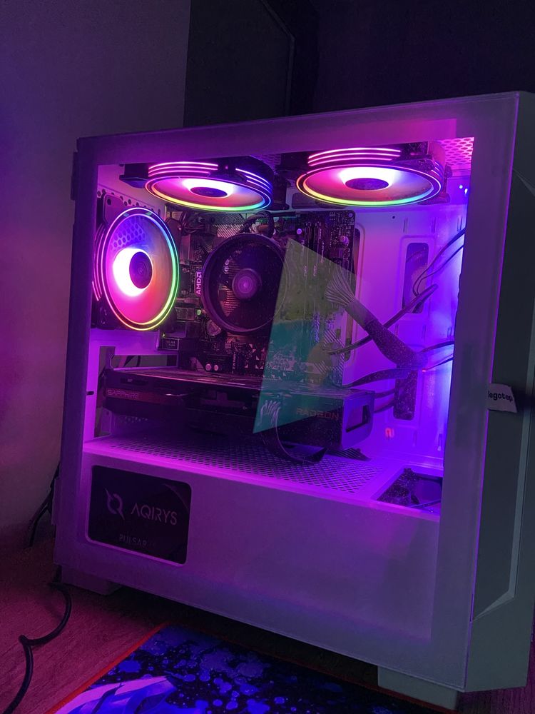 Calculator Gaming Ryzen 5 5500, Rx 7600 Radeon, 16 gb Ram.