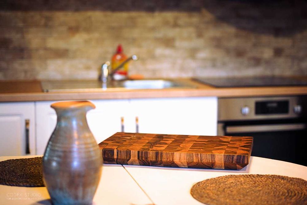 Tocator endgrain din lemn de nuc 50x30x6cm